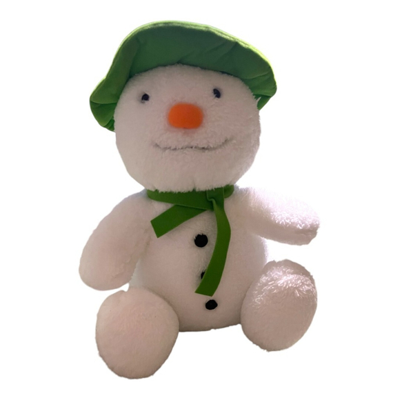 SEGA Other - Raymond Briggs The Snowman & the Snow Dog 15" Plush (2015) Green Hat & Scarf